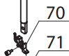 Singer SC220 Standard Presser Foot #68015732