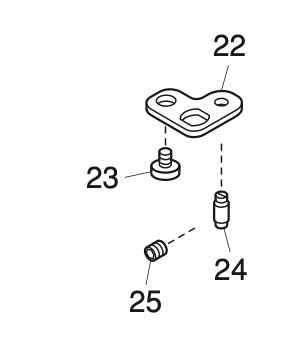 861606016 Needle plate (unit)