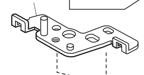 859247018 Needle plate adjusting plate