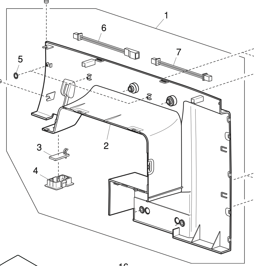 865601404 Rear cover (unit)