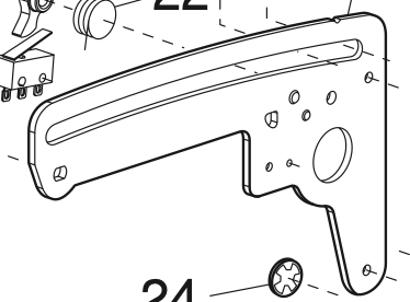 865019007 Face cover lamp guide plate