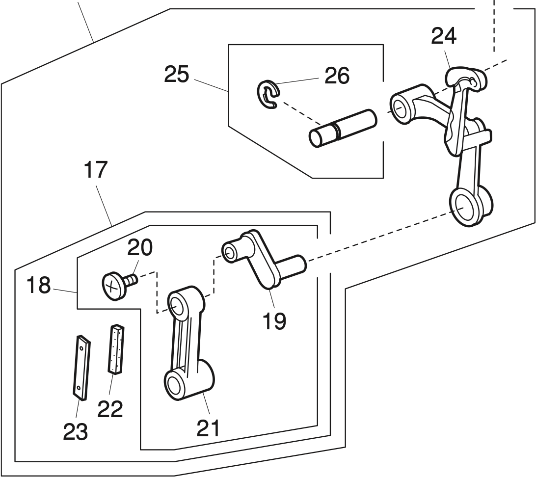 865618002 Thread take-up lever (whole unit)