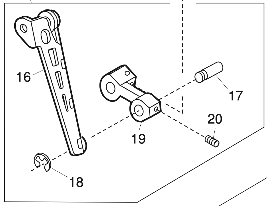 858623008 Feed connecting link (unit)