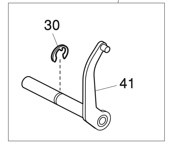 858644005 Upper feed adjusting arm 2 (unit)