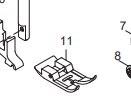 Singer M1000 #68014228 Presser Foot