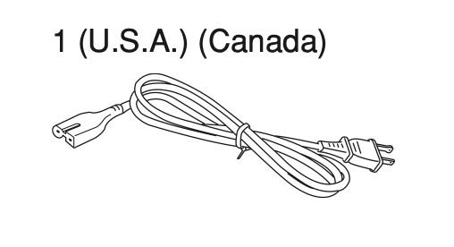 856519004 Power cable (U.S.A.) (Canada)