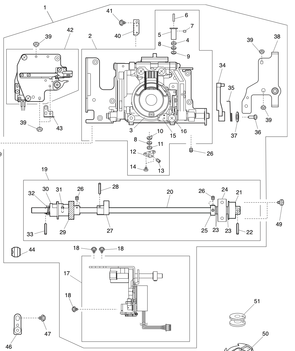 809620254 Hook race (whole unit)