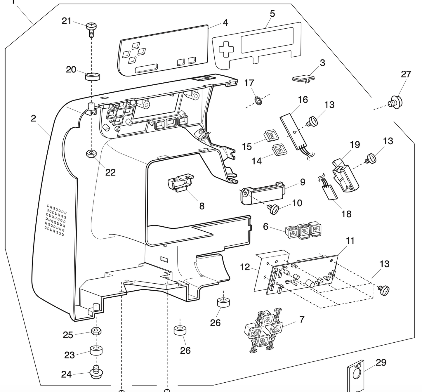 808671338 Front cover (unit)