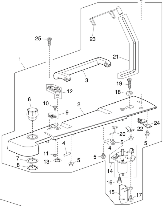 866626006 Top cover (unit)