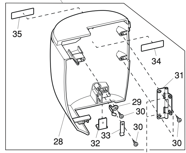 863605000 Face plate (unit) (JAI)