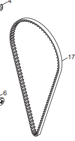 Singer M1000 Belt -  #68014152