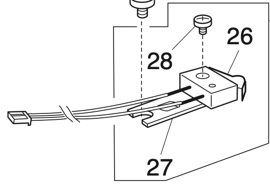 861617009 Presser foot lifter switch (unit)