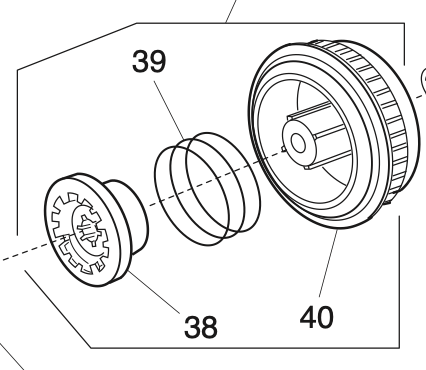 858647008 Belt wheel (unit)