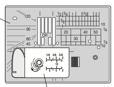 862817118 Straight stitch needle plate