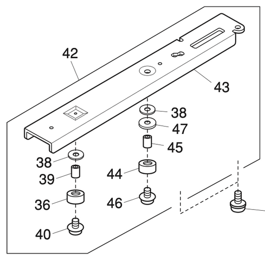 858601206 Arm sole (unit)