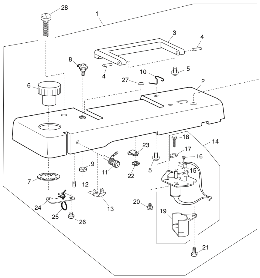 767603111 Top cover (unit)