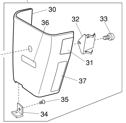 767602051 Face plate (unit)