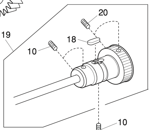 767644000 Lower shaft (unit)