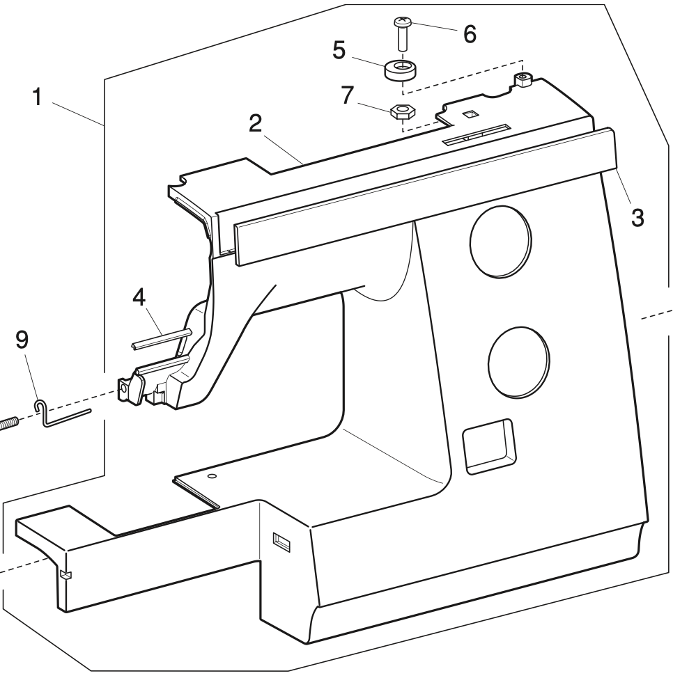 507675204 Front cover (unit)