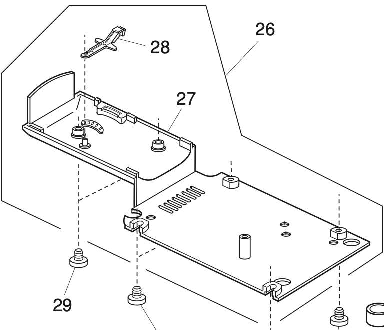 507601003 Base Cover Unit