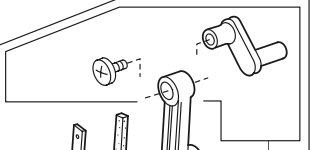#652512009 Janome Needle Bar Crank Pin Unit