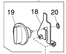 507607009 Foot Pressure Dial (unit)