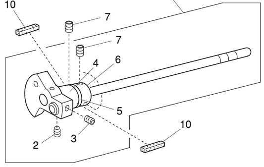 843643307 Upper shaft (unit)