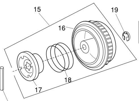 844634009 Belt wheel (unit)