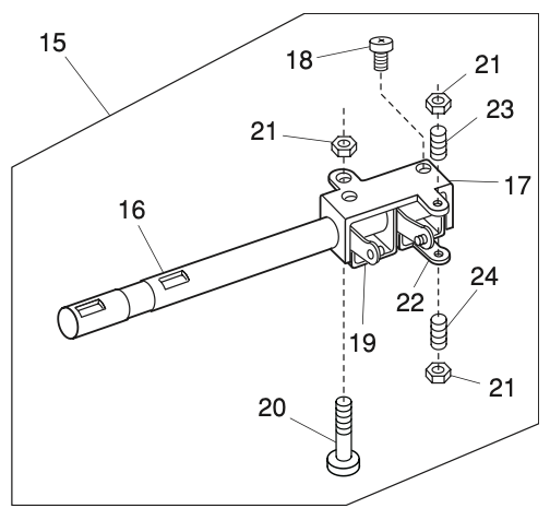 507608000 Feed Regulator Plate Unit