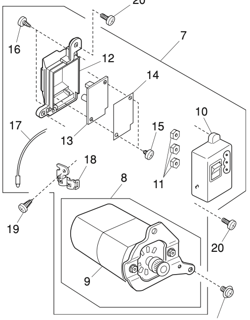 753648203 Machine socket (unit)