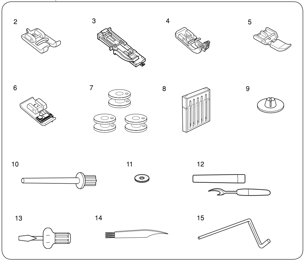 507870120 Standard accessories