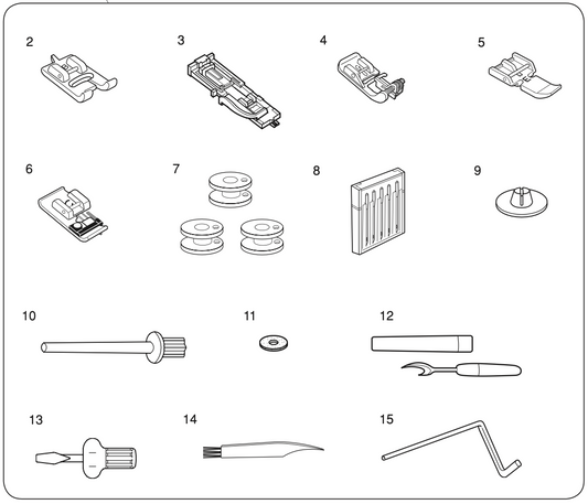 507870120 Standard accessories