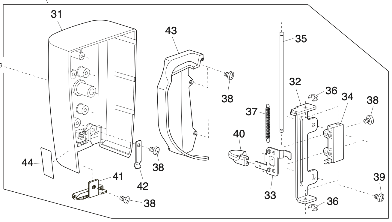 867648007 Face plate (unit)