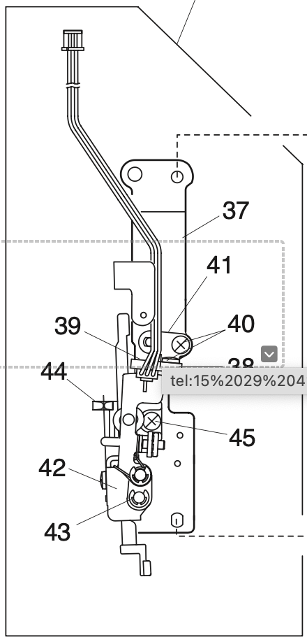 867624007 Front bracket (unit)