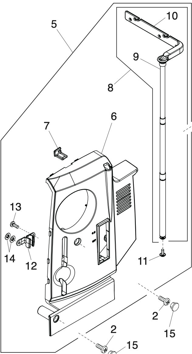 867122103 Rear cover