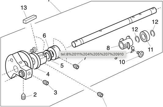 867602009 Upper shaft (unit)