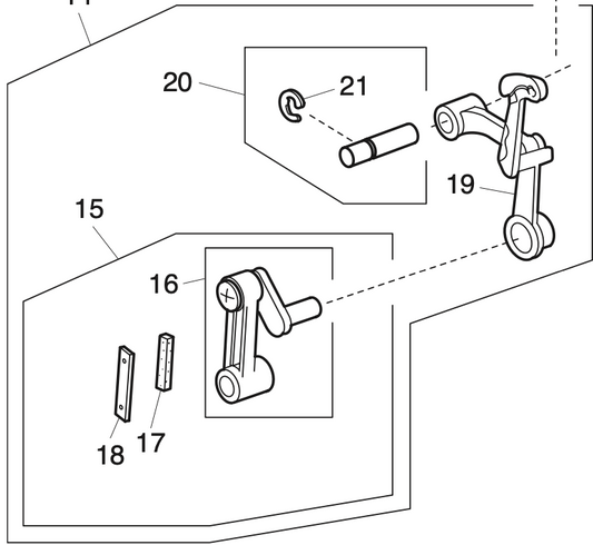 865618002 Thread take-up lever (whole unit)