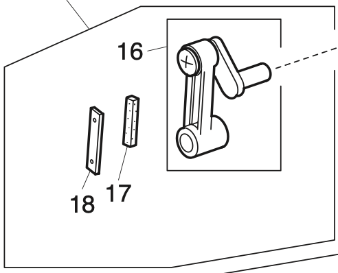 846615103 Needle bar crank (unit)