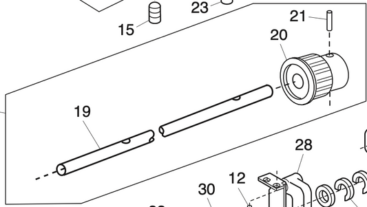 867613003 Lower shaft (unit)