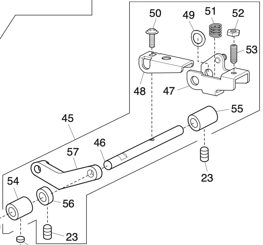 867604001 Feed shaft (unit)