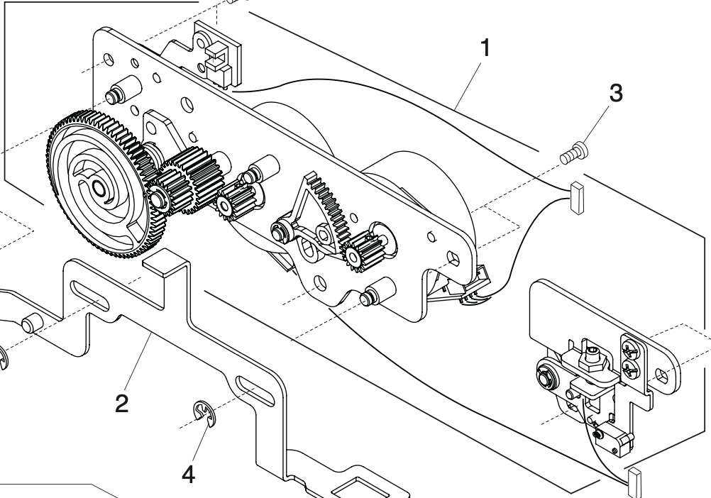 867623006 Presser Ft lifter motor (unit)