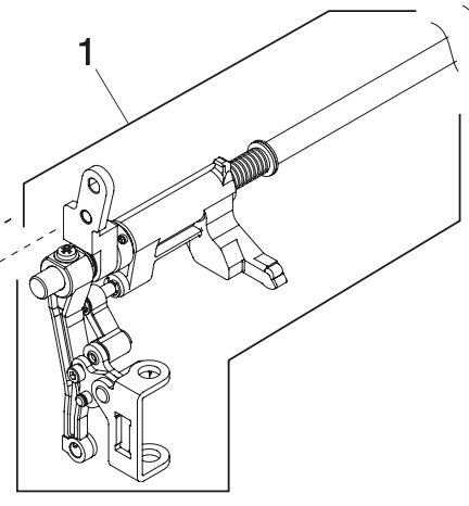 867614004 Upper feed upper shaft (unit)