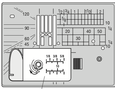 867802001 Straight stitch needle plate