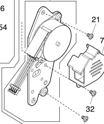 808605803 Zigzag width motor (unit)