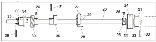 809602009 Lower shaft (unit)