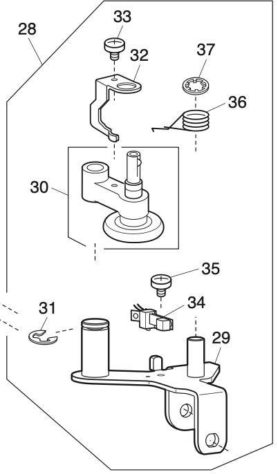 808615002 Bobbin winder (unit)