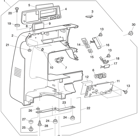 809605127 Front cover (unit)