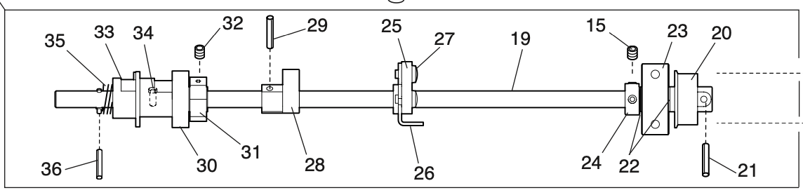 809602009 Lower shaft (unit)