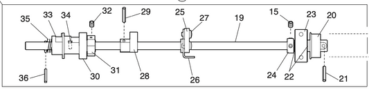 809602009 Lower shaft (unit)