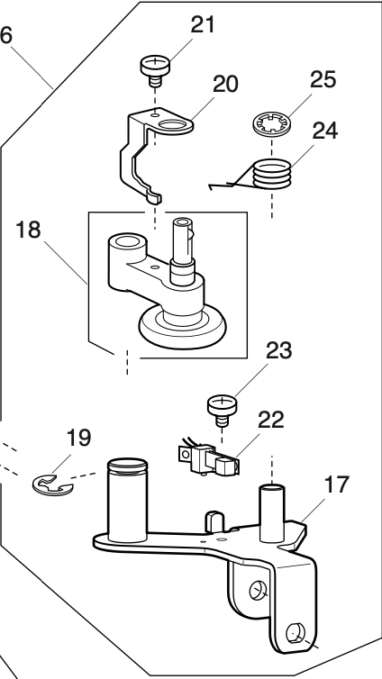 808615002 Bobbin winder (unit)